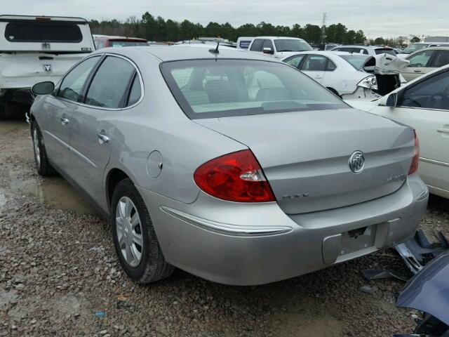 2G4WC582781161445 - 2008 BUICK LACROSSE C SILVER photo 3