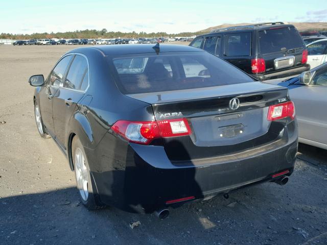 JH4CU2F67AC004103 - 2010 ACURA TSX BLACK photo 3