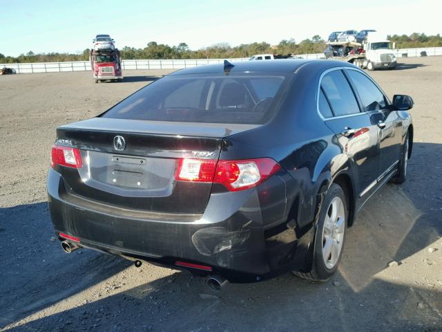 JH4CU2F67AC004103 - 2010 ACURA TSX BLACK photo 4