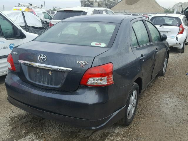 JTDBT923371131374 - 2007 TOYOTA YARIS GRAY photo 4