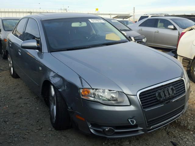 WAUAF78EX7A245434 - 2007 AUDI A4 2 GRAY photo 1