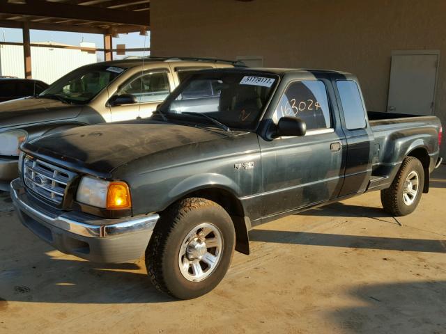 1FTYR14E51PA28938 - 2001 FORD RANGER SUP BLACK photo 2