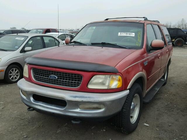 1FMPU18L3WLB12821 - 1998 FORD EXPEDITION RED photo 2