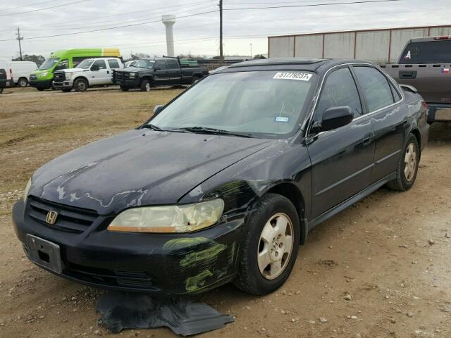 1HGCG16532A013941 - 2002 HONDA ACCORD EX BLACK photo 2