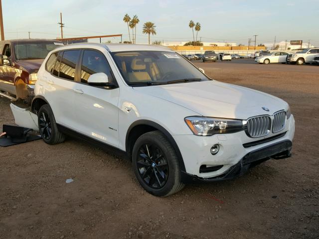 5UXWX9C56G0D91815 - 2016 BMW X3 XDRIVE2 WHITE photo 1