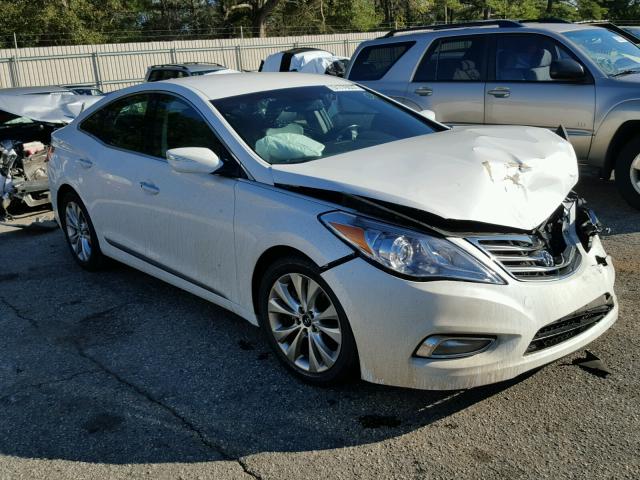 KMHFG4JG4EA342492 - 2014 HYUNDAI AZERA WHITE photo 1