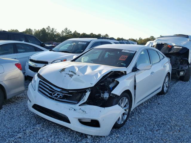 KMHFG4JG4EA342492 - 2014 HYUNDAI AZERA WHITE photo 2