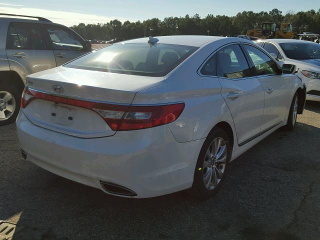 KMHFG4JG4EA342492 - 2014 HYUNDAI AZERA WHITE photo 4