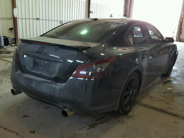 1N4AA5AP8BC827889 - 2011 NISSAN MAXIMA S BLACK photo 4