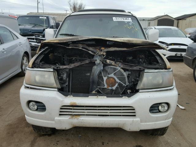 JA4LS41R6YP040835 - 2000 MITSUBISHI MONTERO SP WHITE photo 9