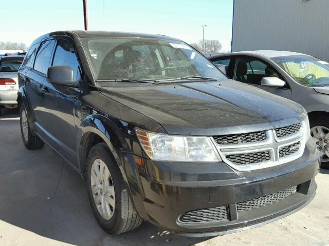 3C4PDCAB8ET236992 - 2014 DODGE JOURNEY SE BLACK photo 1