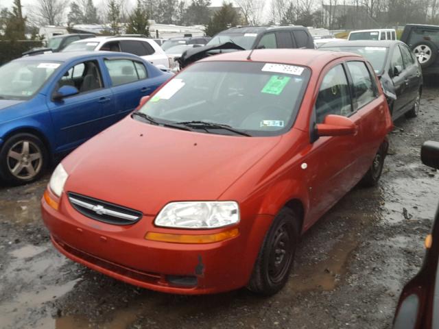 KL1TD66608B144591 - 2008 CHEVROLET AVEO BASE Qırmızı foto 2