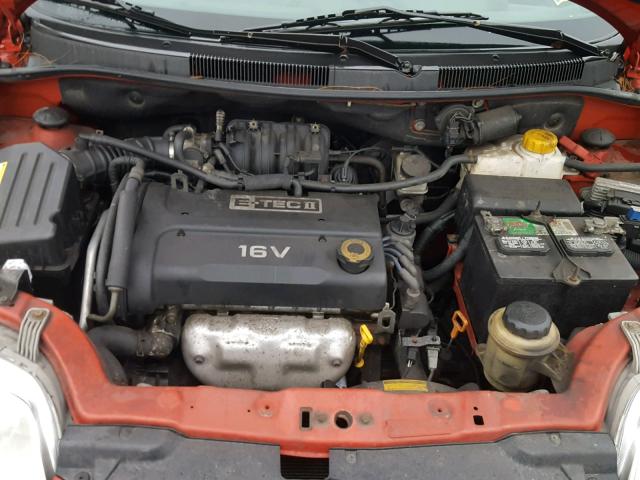 KL1TD66608B144591 - 2008 CHEVROLET AVEO BASE Qırmızı foto 7