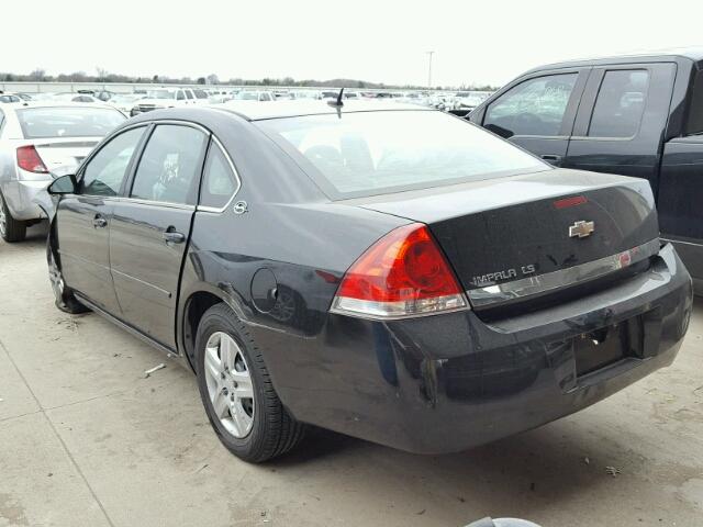 2G1WB58K869342679 - 2006 CHEVROLET IMPALA LS BLACK photo 3