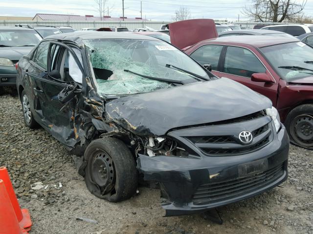 2T1BU4EE2CC834208 - 2012 TOYOTA COROLLA BA BLACK photo 1