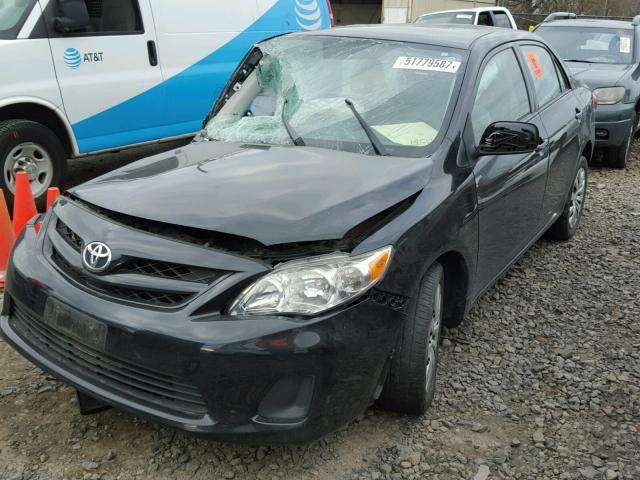 2T1BU4EE2CC834208 - 2012 TOYOTA COROLLA BA BLACK photo 2