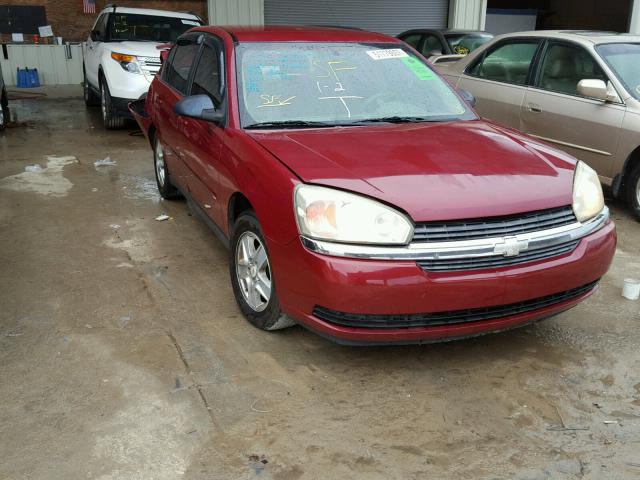 1G1ZT54815F152345 - 2005 CHEVROLET MALIBU LS RED photo 1