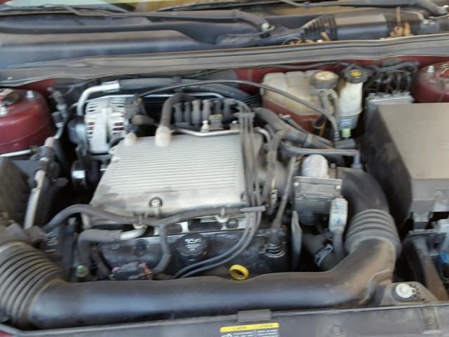 1G1ZT54815F152345 - 2005 CHEVROLET MALIBU LS RED photo 7