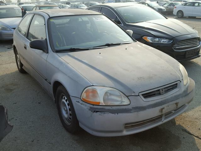 2HGEJ6426VH114400 - 1997 HONDA CIVIC CX GRAY photo 1