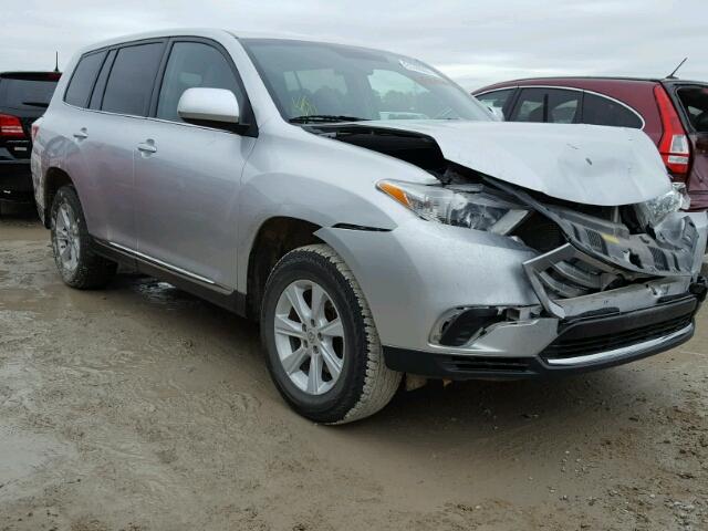 5TDBK3EH3DS235952 - 2013 TOYOTA HIGHLANDER GRAY photo 1