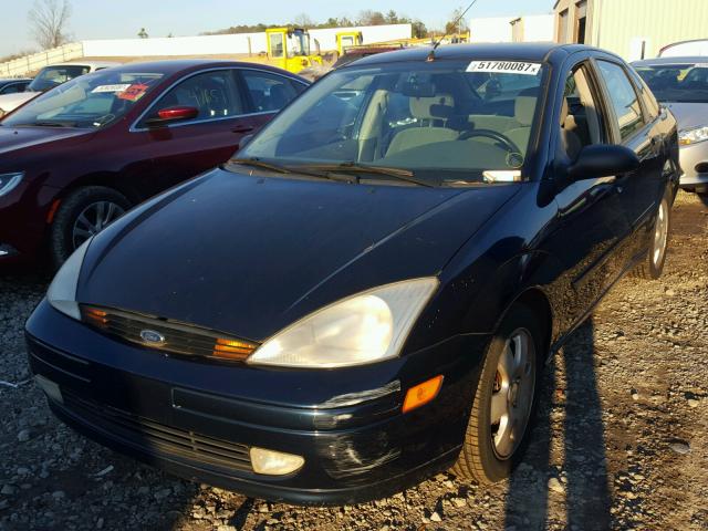 1FAFP38321W305946 - 2001 FORD FOCUS ZTS BLUE photo 2