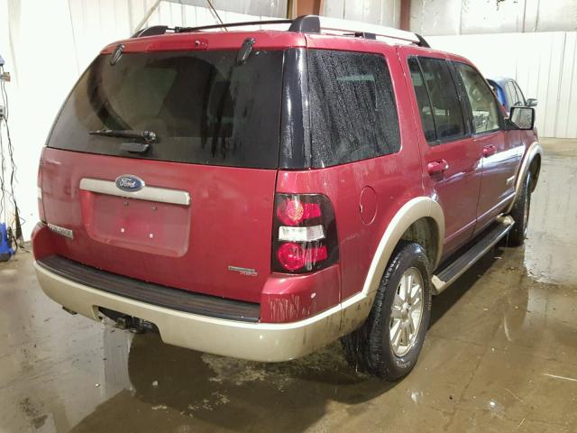 1FMEU74E56UB35092 - 2006 FORD EXPLORER E RED photo 4