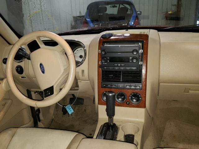 1FMEU74E56UB35092 - 2006 FORD EXPLORER E RED photo 9