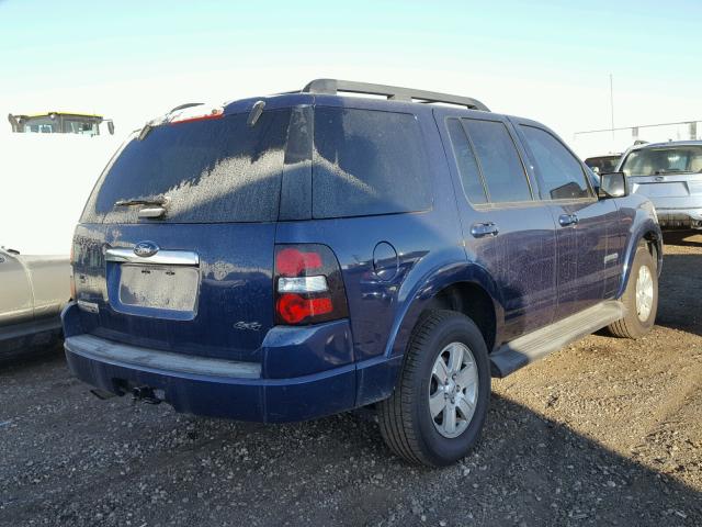 1FMEU73E48UA10878 - 2008 FORD EXPLORER X BLUE photo 4