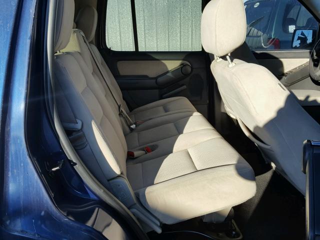 1FMEU73E48UA10878 - 2008 FORD EXPLORER X BLUE photo 6