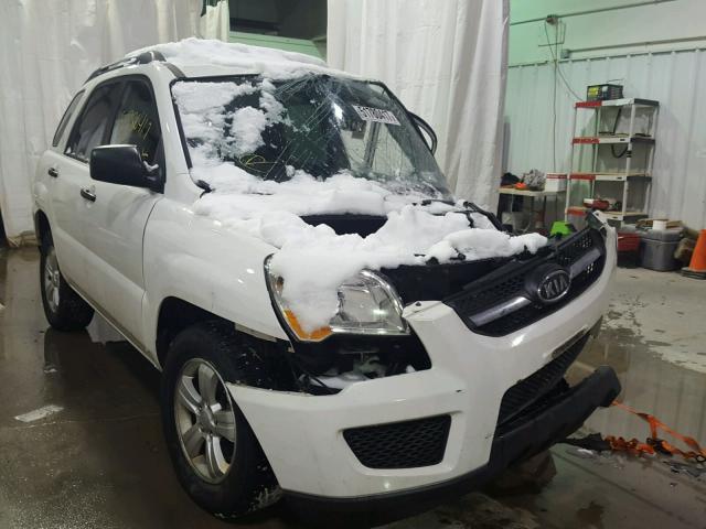 KNDJF724797594036 - 2009 KIA SPORTAGE L WHITE photo 1