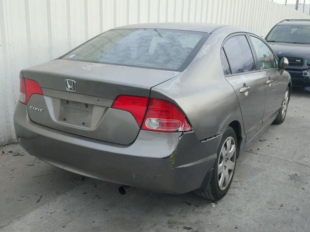 2HGFA16517H506251 - 2007 HONDA CIVIC LX SILVER photo 4