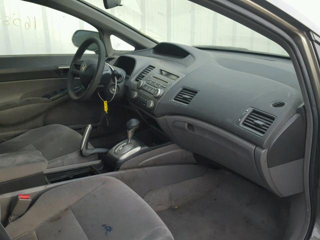 2HGFA16517H506251 - 2007 HONDA CIVIC LX SILVER photo 5