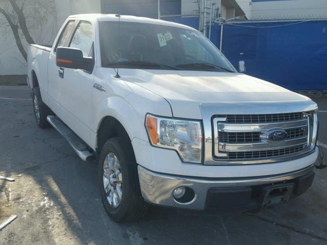 1FTEX1CM9DFC04644 - 2013 FORD F150 SUPER WHITE photo 1