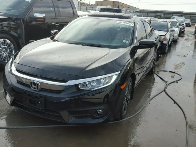 19XFC1F73HE017230 - 2017 HONDA CIVIC EXL BLACK photo 2