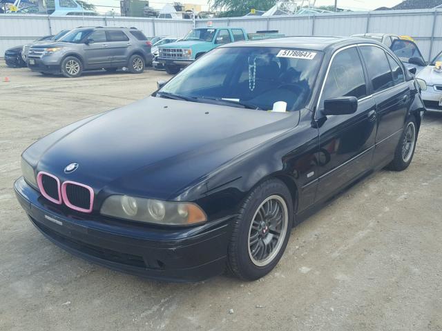 WBADT43471GF57298 - 2001 BMW 525 I AUTO BLACK photo 2