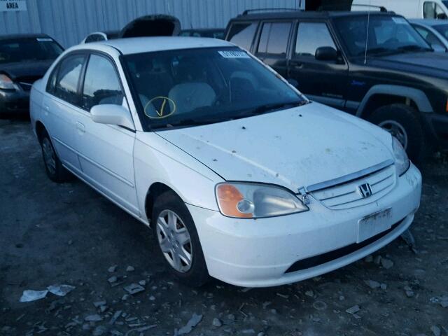 2HGES16563H564293 - 2003 HONDA CIVIC LX WHITE photo 1