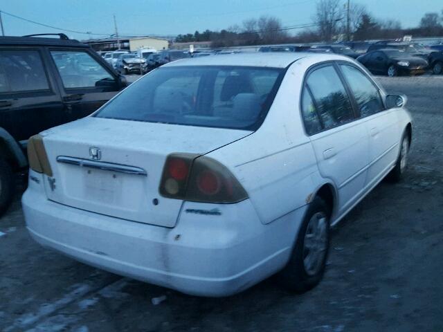 2HGES16563H564293 - 2003 HONDA CIVIC LX WHITE photo 4