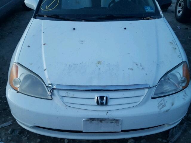 2HGES16563H564293 - 2003 HONDA CIVIC LX WHITE photo 7