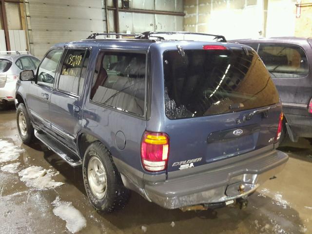 1FMZU34E9XZA50142 - 1999 FORD EXPLORER BLUE photo 3