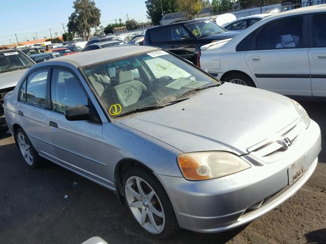 2HGES16531H532091 - 2001 HONDA CIVIC LX SILVER photo 1