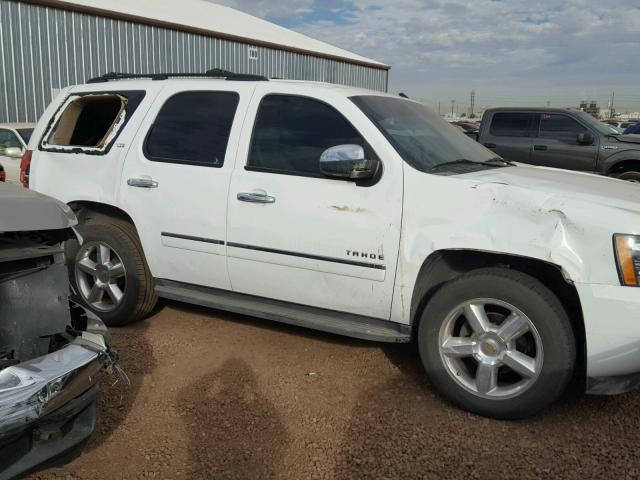 1GNUKCE02AR145163 - 2010 CHEVROLET TAHOE K150 WHITE photo 9