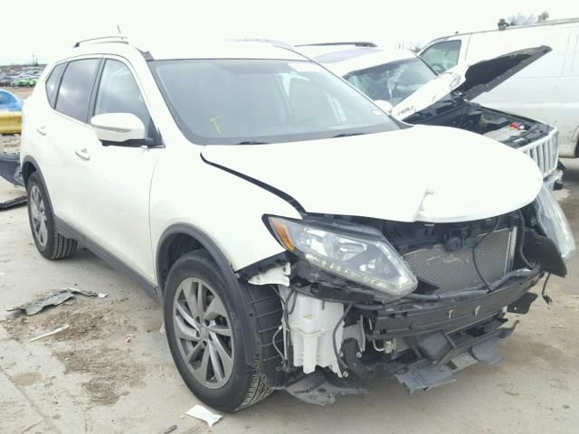 5N1AT2MT0FC831626 - 2015 NISSAN ROGUE S WHITE photo 1