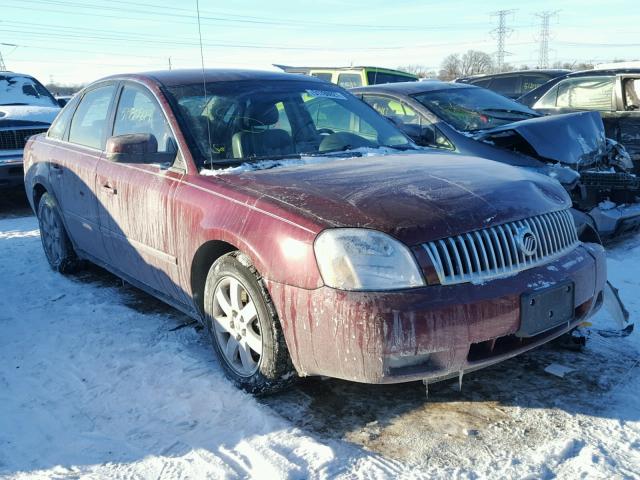 1MEFM40135G614648 - 2005 MERCURY MONTEGO LU MAROON photo 1