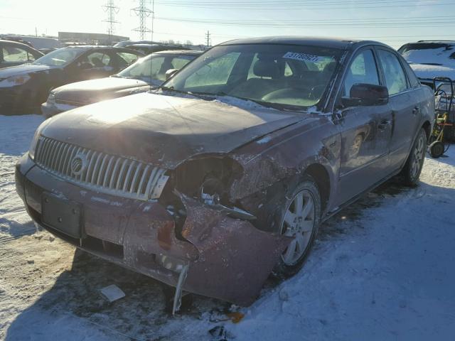 1MEFM40135G614648 - 2005 MERCURY MONTEGO LU MAROON photo 2