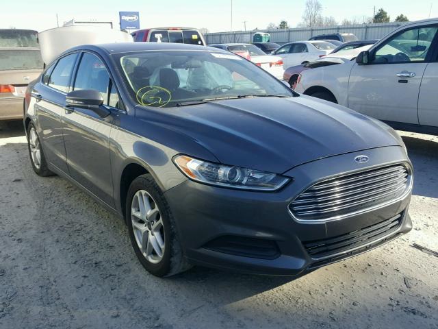 3FA6P0H75DR346810 - 2013 FORD FUSION SE GRAY photo 1