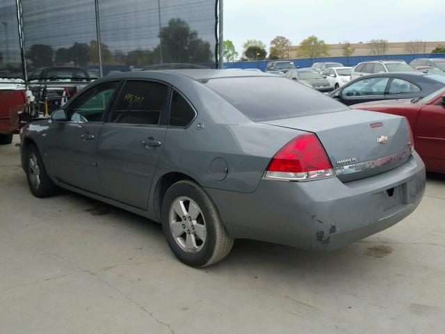 2G1WT55K779124882 - 2007 CHEVROLET IMPALA LT GRAY photo 3