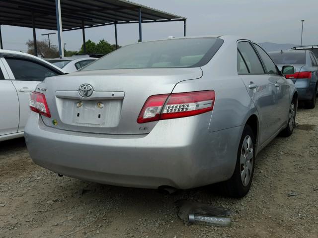 JTNBF3EK2B3006902 - 2011 TOYOTA CAMRY BASE SILVER photo 4