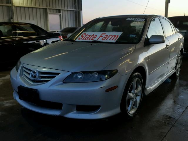 1YVFP84C345N87161 - 2004 MAZDA 6 I SILVER photo 2