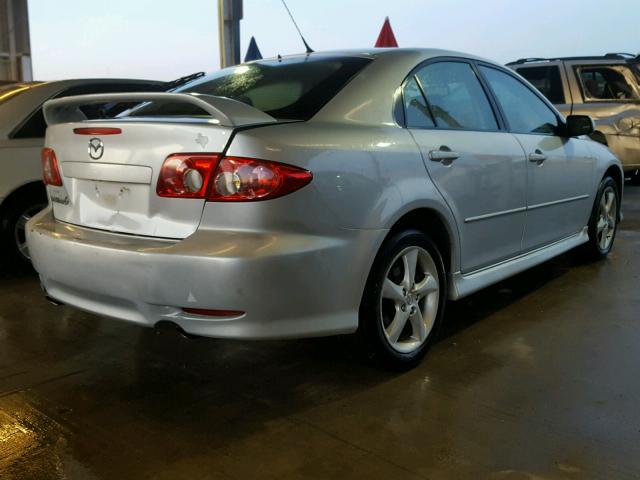 1YVFP84C345N87161 - 2004 MAZDA 6 I SILVER photo 4