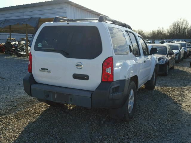 5N1AN08U87C502529 - 2007 NISSAN XTERRA OFF WHITE photo 4